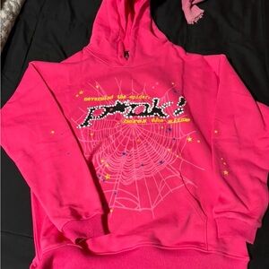 Pink Graphic Hoodie